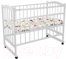 Детская кроватка Фея 204 (белый)