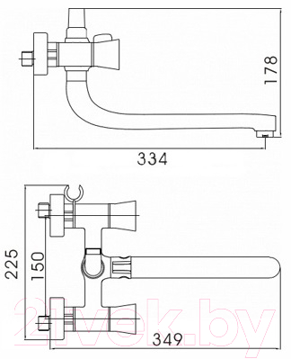 Смеситель Ledeme L2687