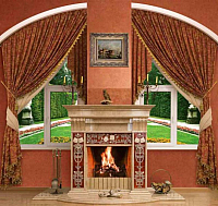 

Фотообои листовые Твоя планета, Камин