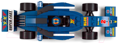 Конструктор Sluban Команда F1 Синяя Молния / M38-B0351