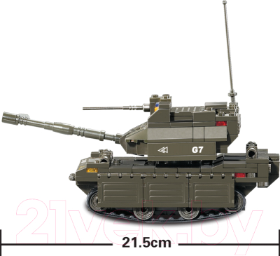 Конструктор Sluban Армия Танк M1A2-Абрамс / M38-B0287