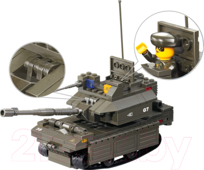 Конструктор Sluban Армия Танк M1A2-Абрамс / M38-B0287