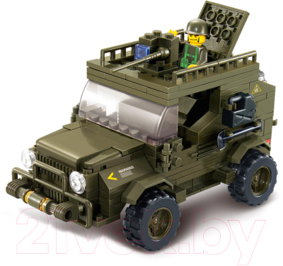 

Конструктор Sluban, Армия. Военный Джип / M38-B0299