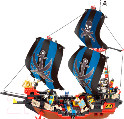Конструктор Sluban Пиратский корабль / M38-B0128