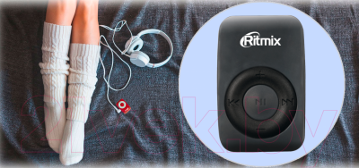 MP3-плеер Ritmix RF-1010 (серый)