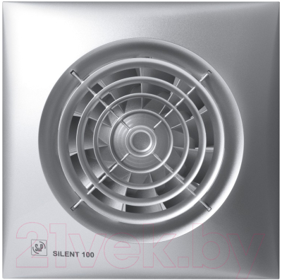 

Вентилятор накладной Soler&Palau, Silent-100 CZ Silver / 5210415500