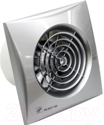 Вентилятор накладной Soler&Palau Silent-100 CZ Silver / 5210415500