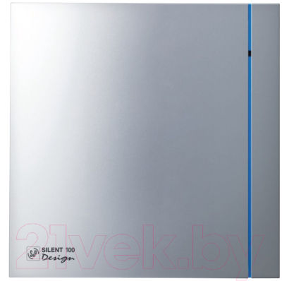 Вентилятор накладной Soler&Palau Silent-100 CHZ Silver Design / 5210602800