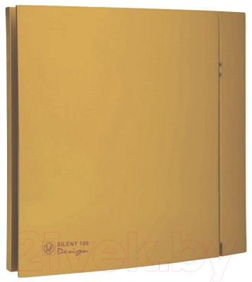 

Вентилятор накладной Soler&Palau, Silent-100 CZ Gold Design - 4C / 5210619800