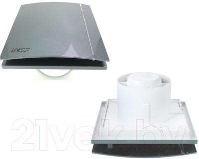 Вентилятор накладной Soler&Palau Silent-100 CZ Grey Design - 4C / 5210607300
