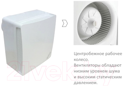 Вентилятор накладной Soler&Palau EBB-175 S Design / 5211993200
