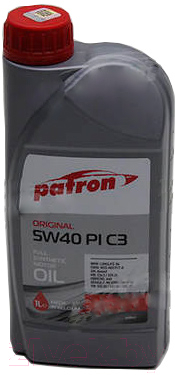 

Моторное масло Patron, Original 5W40 PI C3