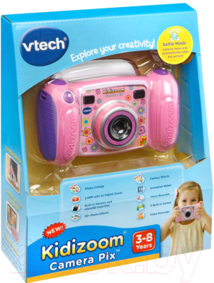 Развивающая игрушка Vtech Kidizoom Pix / 80-193650 (розовый)