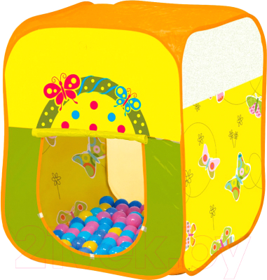 Детская игровая палатка Ching Ching Бабочки CBH-21 (+ 100 шаров)