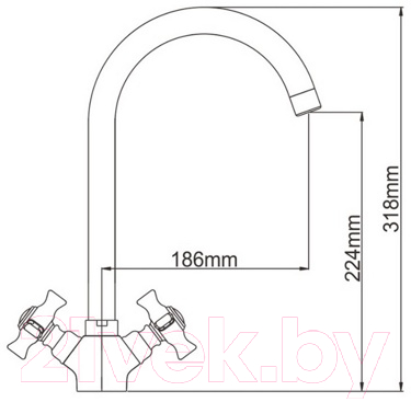 Смеситель Ledeme L4311-A-2