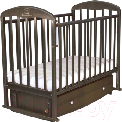 Детская кроватка Альма-Няня Венеция 133008 (венге)