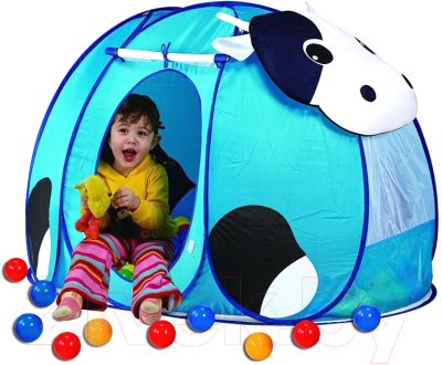 Детская игровая палатка Calida Корова 675 (+ 100 шаров)