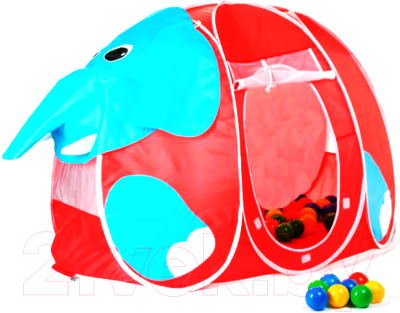 Детская игровая палатка Calida Слоник 666 (+ 100 шаров)
