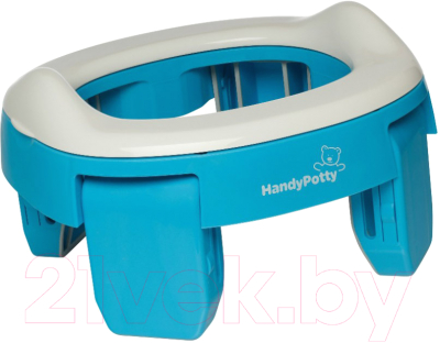 Дорожный горшок Roxy-Kids HandyPotty дорожный / HP-250B (голубой)
