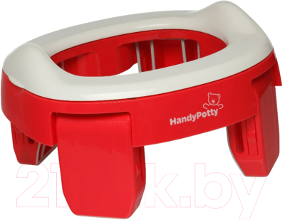 Дорожный горшок ROXY-KIDS HandyPotty дорожный / HP-250R (коралловый)