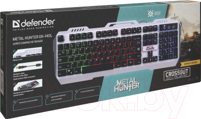 Клавиатура Defender Metal Hunter GK-140L / 45140