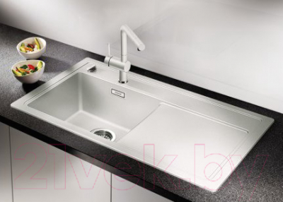 Мойка кухонная Blanco Zenar 45 S / 523720 (с клапаном-автоматом)