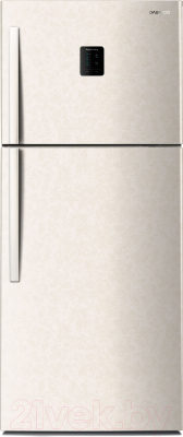 Холодильник с морозильником Daewoo FGK-51CCG (бежевый)