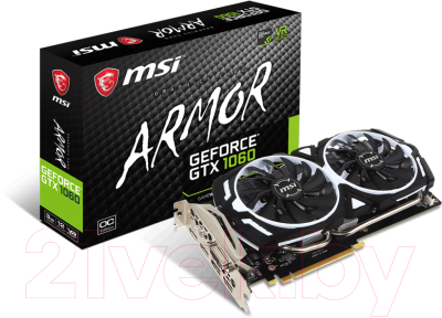 Видеокарта MSI GTX 1060 ARMOR 3G OCV1