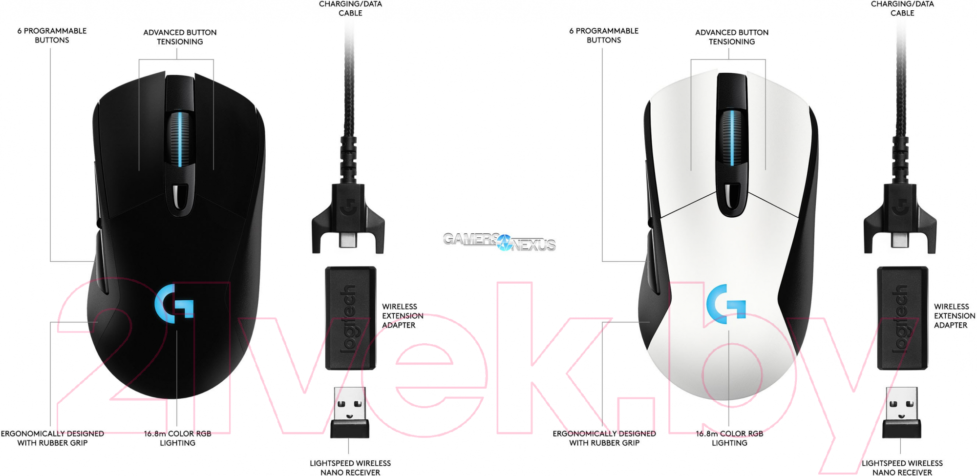 Мышь Logitech G703 / 910-005093 — фото 4
