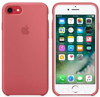 Чехол-накладка Apple Silicone Case для iPhone 7 Camellia / MQ0K2