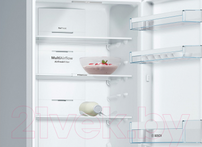 Холодильник с морозильником Bosch KGN36VI21R