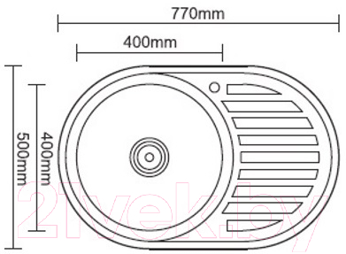 Мойка кухонная Ledeme L67750-6L