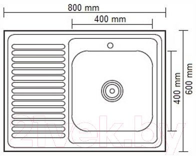 Мойка кухонная Ledeme L68060-6R