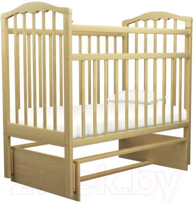 Детская кроватка Агат Золушка 3 (светлая)