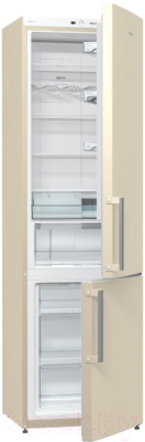 Холодильник с морозильником Gorenje NRK6201GHC