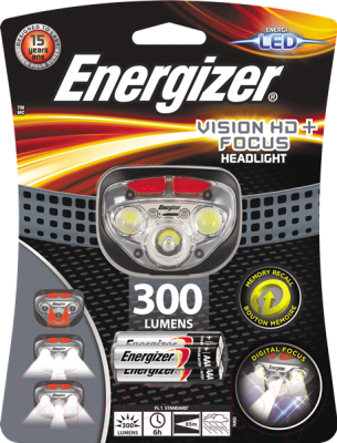 Фонарь Energizer HL Vision HD+Focus / E300280702