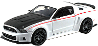 Масштабная модель автомобиля Maisto Форд Мустанг уличные гонки (мод.2014) / 31506 (белый) - 