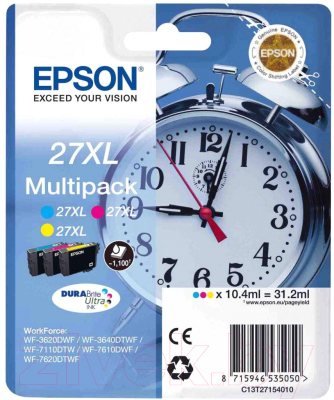 Комплект картриджей Epson C13T27154022