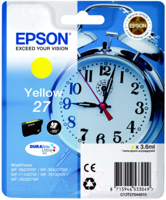 Картридж Epson C13T27044022