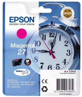 Картридж Epson C13T27034022