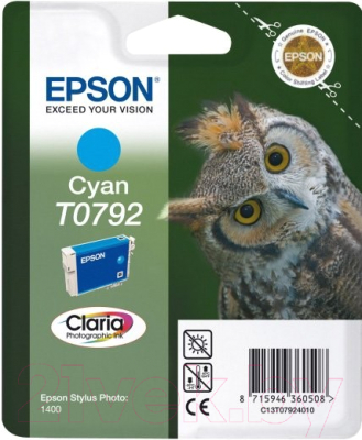 

Картридж Epson, Синий, C13T07924010