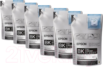

Контейнер с чернилами Epson, Черный, C13T741X00