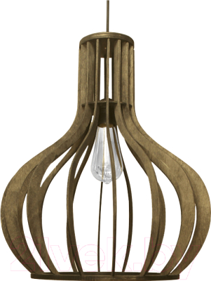 Потолочный светильник Wood Lamp Чиполлино СВП2-К (коричневый)