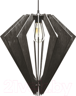 Потолочный светильник Wood Lamp Ромбик СВП4-Ч (черный)