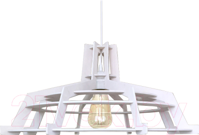 Потолочный светильник Wood Lamp Паучек СВП6-Б (белый)