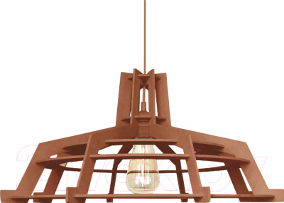 Потолочный светильник Wood Lamp Паучек СВП6-К (коричневый)