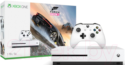 Игровая приставка Microsoft Xbox One S 1Tb + Forza Horizon 3 / 234-00115 (c подпиской Xbox Live на 3мес)