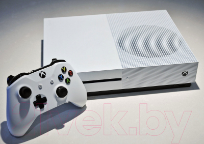 Игровая приставка Microsoft Xbox One S 1Tb + Gears of War 4 / 234-00013 (c подпиской Xbox Live на 3мес)