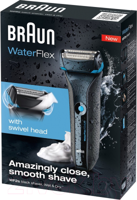 Электробритва Braun WaterFlex WF2s / 81615065 (черный)