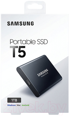 Внешний жесткий диск Samsung T5 1TB (MU-PA1T0B/WW) 